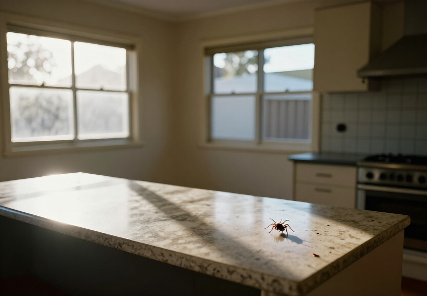 Termite damage in a Wentworthville home before treatment